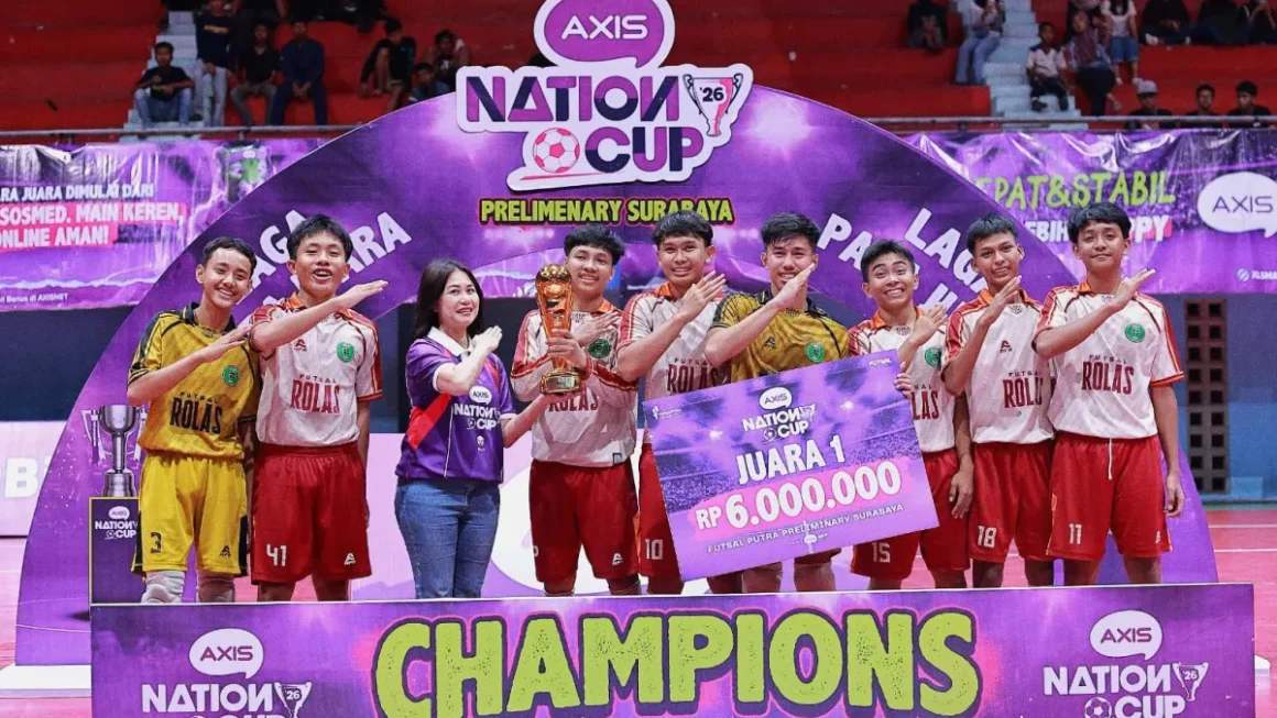 SMAN 12 Surabaya Tampil Gemilang di AXIS Nation Cup 2026, Tiket Regional Berhasil Dikantongi