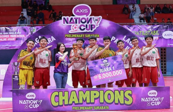 SMAN 12 Surabaya Tampil Gemilang di AXIS Nation Cup 2026, Tiket Regional Berhasil Dikantongi