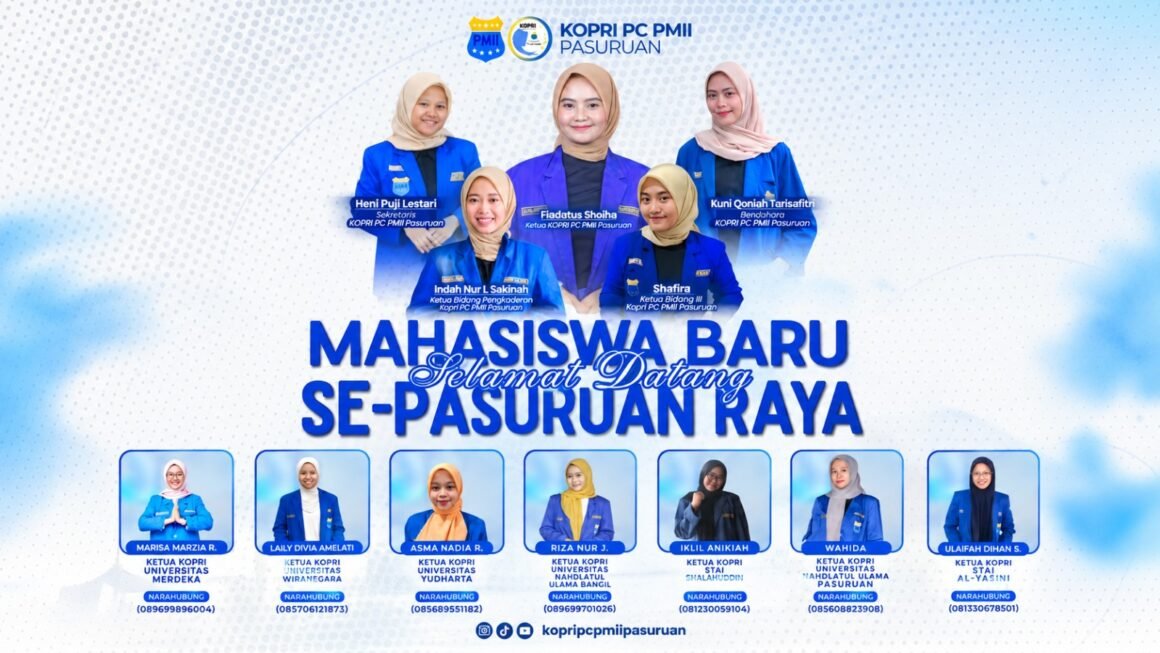 KOPRI PMII Pasuruan Siapkan Ruang Tumbuh bagi Mahasiswa Baru di Berbagai Kampus
