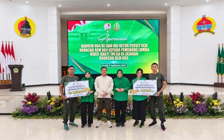 Persit Kodim 0817/Gresik Raih Lima Penghargaan, Kreativitas Jadi Sorotan