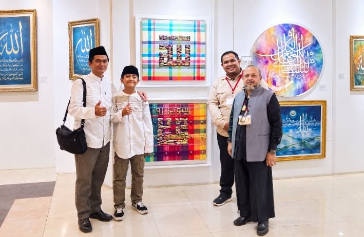 Rayyan, Bocah Gresik yang Tekuni Kaligrafi hingga Karyanya Dapat Apresiasi Khattat Internasional