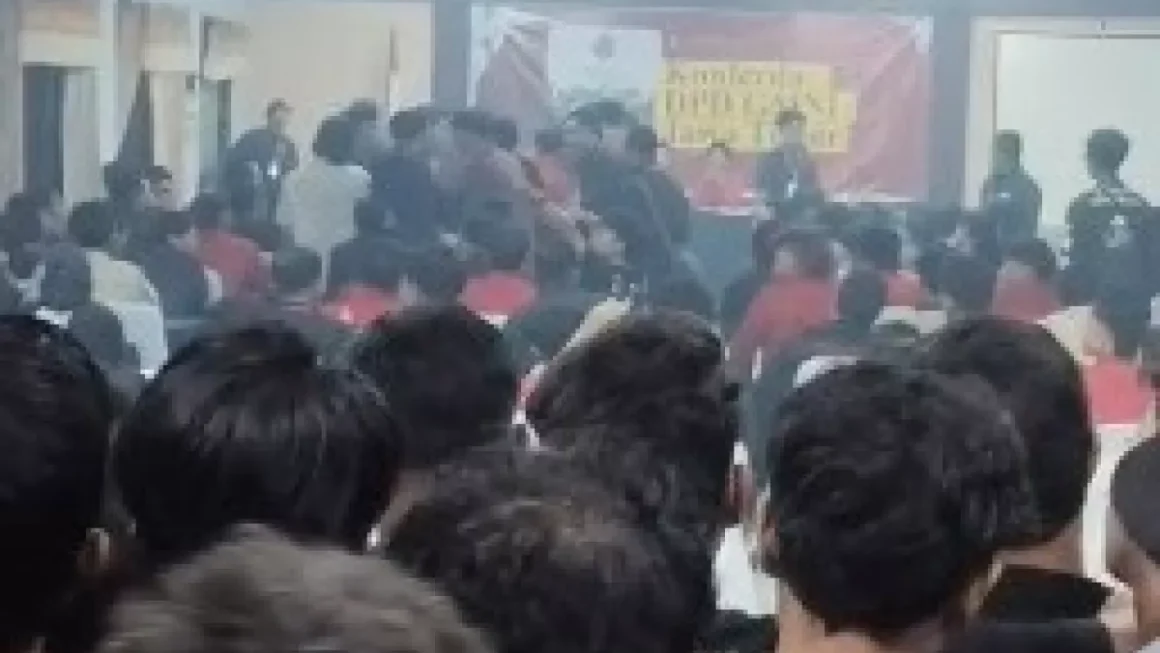 Konferda GMNI Jatim di Nganjuk Berujung Ricuh, Polemik Hak Suara dan Dugaan Transaksi Politik Mencuat