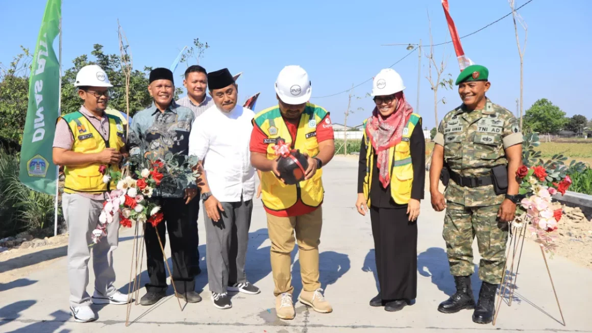 Jalan Klampok-Munggugebang Dibeton Bertahap, Pemkab Gresik Siapkan Kelanjutan hingga 2027